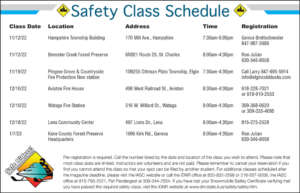 Safety Schedule Image