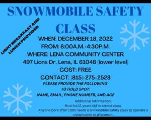 snowmobile safety class